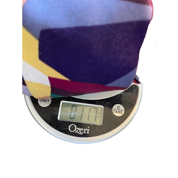 CATHERINE MALANDRINO‎ 100% SILK ABSTRACT PRINT BELL SLEEVE WRAP FRONT BLOUSE P - Picture 10 of 10